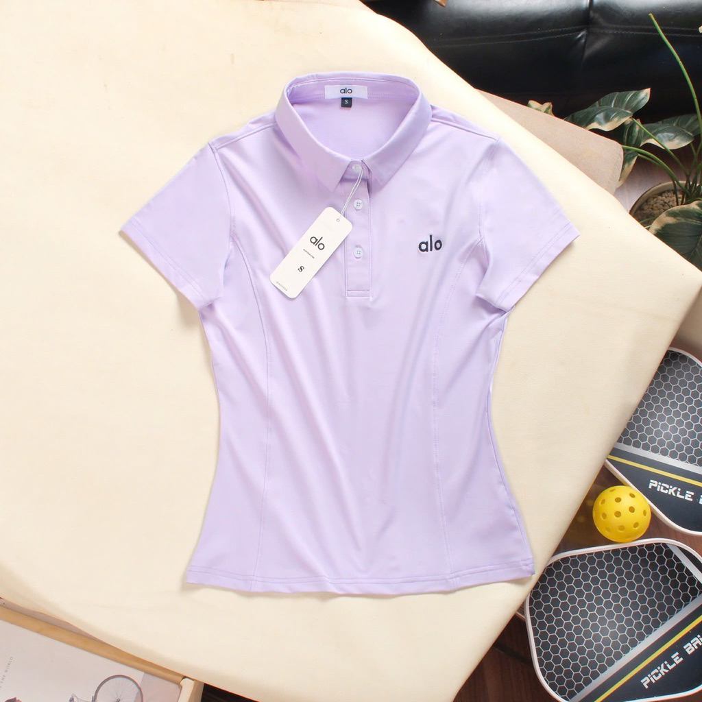 พร้อมส่ง! เสื้อตีกอล์ฟผู้หญิง เสื้อแขนสั้นเข้ารูป มีครบไซส์ผ้านิ่มใส่สบายใส่ออกกำลังกาย ระบายความร้อนได้ดี