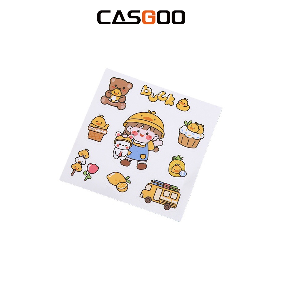 【สติ๊กเกอร์แถมฟรี】พัดลมมือถือ CASGOO แรงดัน USB ความเร็วสูง พร้อมสติ๊กเกอร์น่ารักแถมให้แบบสุ่ม - ลวดลายสติ๊กเกอร์อัปเดตส