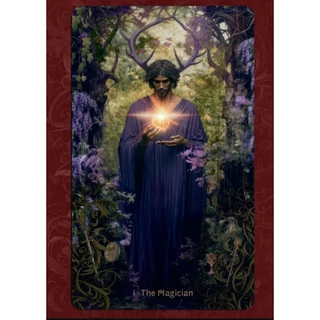W.I.T.C.H Woman In Total Control of Herself Tarot ไพ่ยิปซีแท้ธีมแม่มดขอบทองหรูหรา ไพ่ยิปซี ไพ่ทาโรต์ Tarot Deck