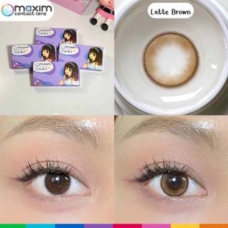 Maxim color air คอนแทคเลนส์สี รายเดือน รุ่นBlink สีธรรมชาติ (1กล่อง1คู่)