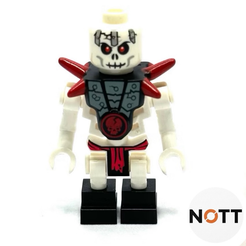 (ของแท้100%)Lego Frakjaw 2257 Armor The Golden Weapons Ninjago Minifigure+random weapons