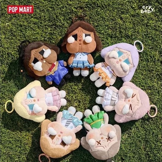🔥ลดล้างสต๊อก🔥  พวงกุญแจห้อยประเป๋า จุ่ม / ระบุุตัว CRYBABY Sunset Concert Series Plush Pendant