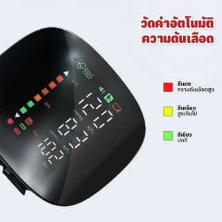 A02 เครื่องวัดความดันโลหิตแบบพกพาเครื่องวัดความดันโลหิตสูงอัตโนมัติแม่นยำ LED ความละเอียดสูงหน้าจอขนาดใหญ่เสียงออกอากาศ