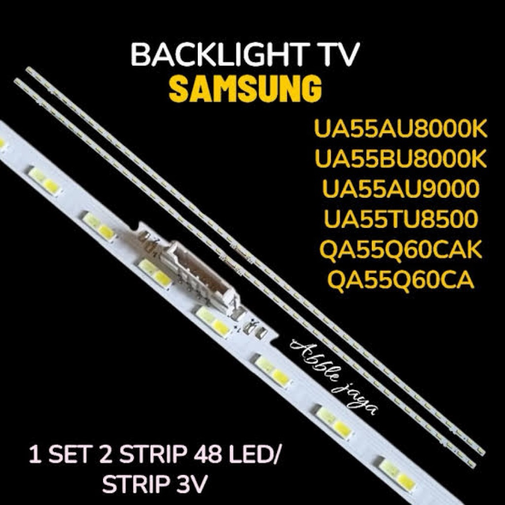 BACKLIGHT TV LED SAMSUNG 55 INCH 55AU7000 55AU7002 55AU8000 UA55AU7000 UA55AU7002 UA55AU8000；QA55Q60