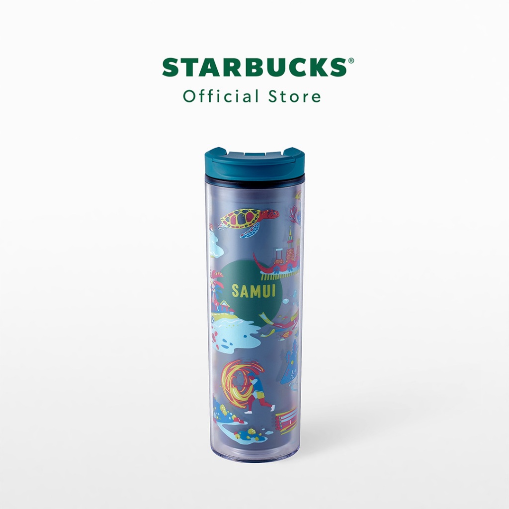 Starbucks Samui Discovery Tumbler 16oz. ทัมเบลอร์สตาร์บัคส์พลาสติก ขนาด 16ออนซ์ A11180268