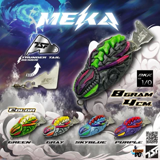 กบยางเมฆา MEKA ขนาด 4cm หนัก 8กรัม By น้าตุ้ม จากค่ายTSF