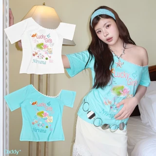 DADDY ( MS ) | Nirvana Off Shoulder เสื้อปาดไหล่ สุดน่ารัก