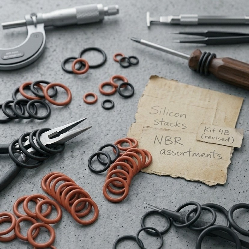 [Parts Pro] โอริงไวตัน O-ring Viton 90 ขนาด3.53x7.52-63.09mm. แหวนยางFKM AS568 AS203-AS230 หนา3.53มิล วงใน7.52-63.09มม.