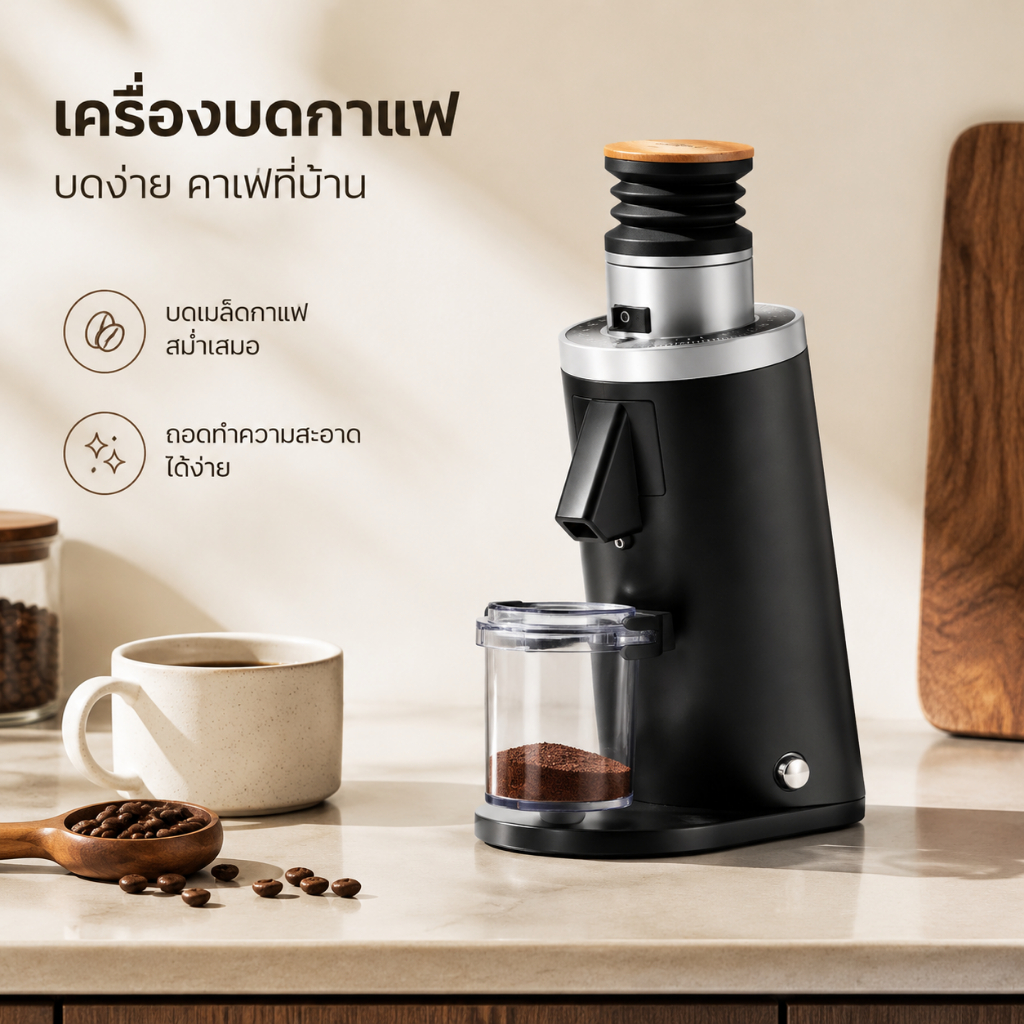 DF-54 Single-dose Coffee Grinder เครื่องบดกาแฟ เฟืองขนาด 54มม