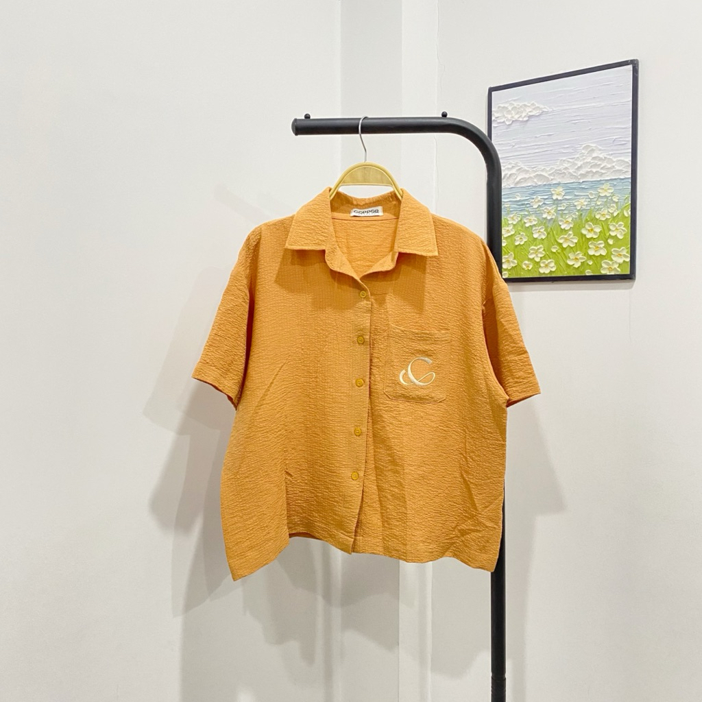 Copper bkk เสื้อเชิ้ตแขนสั้นผู้หญิง free size
