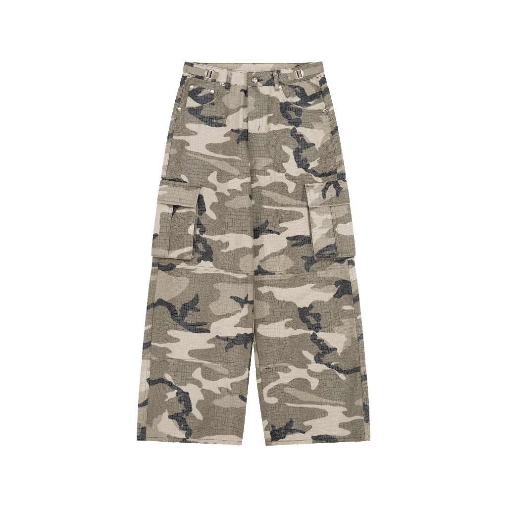 [PRE-ORDER] UTM013 ASH BROWN CAMO PANTS กางเกงทหารขายาว สีแฮชบราวน์