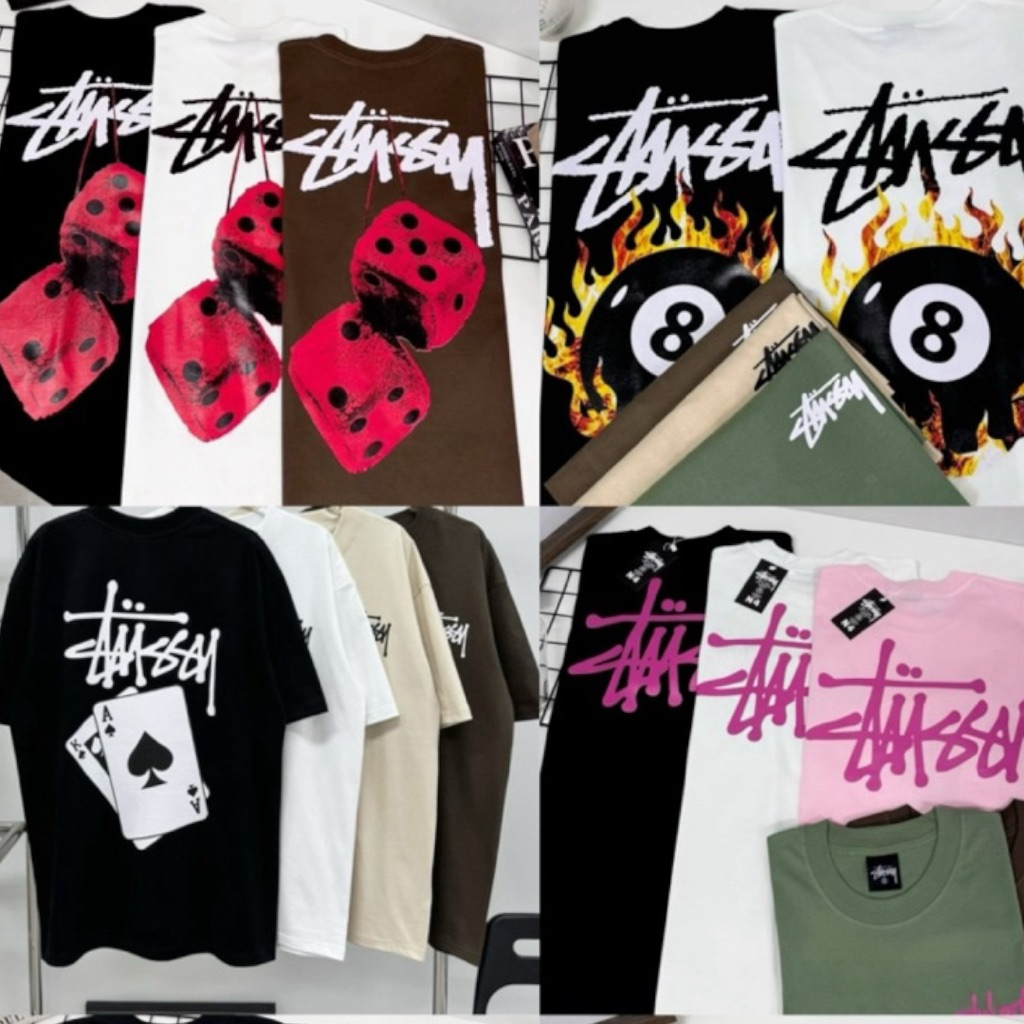 เสื้อยืดโอเวอร์ไซส์รวมรุ่นss1ผ้าคอนตอน