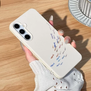 Fish เคสโทรศัพท์ For Samsung A17 A06 A55 A56 A54 A15 A16 A35 A07 A36 S24 FE A34 A57 A05S A26 A37 S25 S26 Ultra