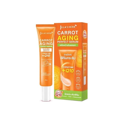 จุฬาเฮิร์บ แครอท เดลี่ เซรั่ม Jula's Herb Carrot Daily Serum 40 มล. เซรั่มหน้าใสแครอท 02200