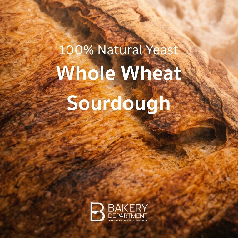 Whole Wheat Sourdough : ขนมปังโฮลวีทซาวโดว์