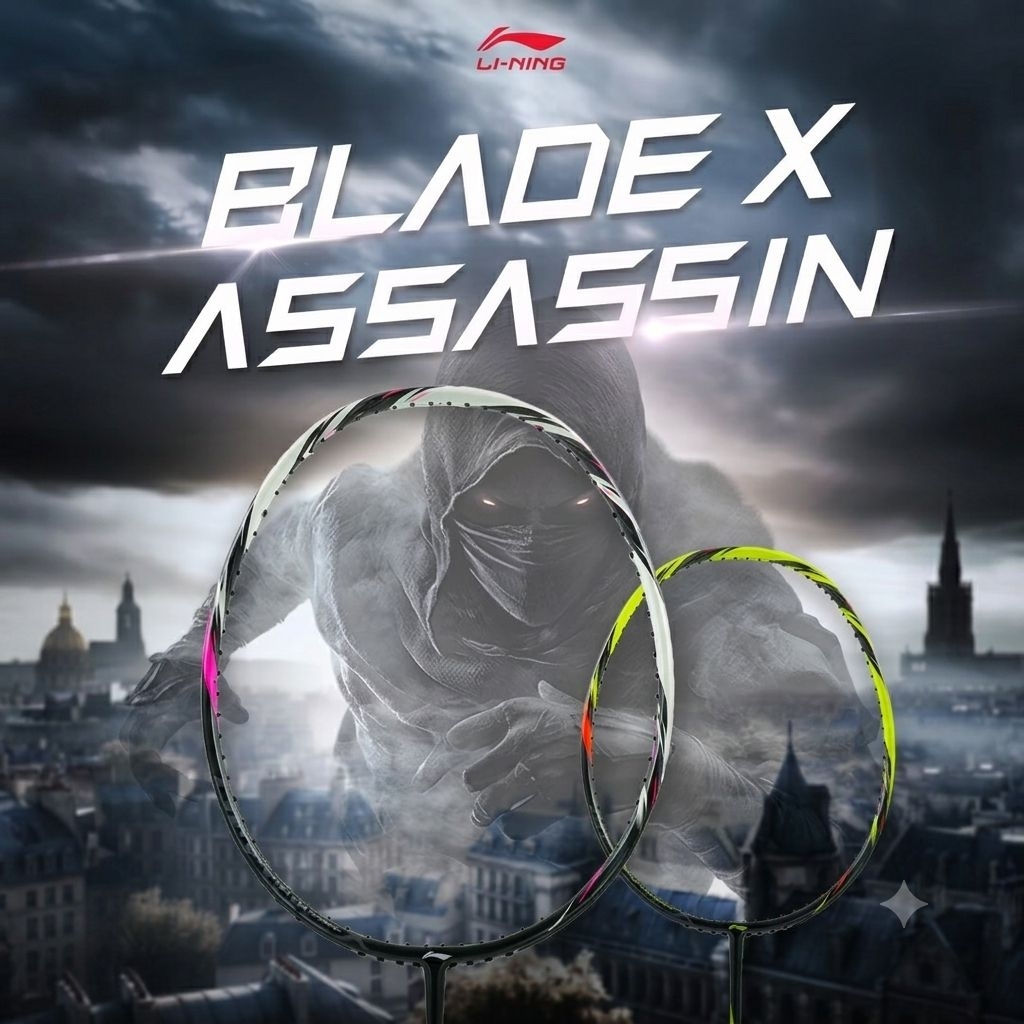 ไม้แบดมินตัน LI-NING BLADEX ASSASSIN แถมเอ็น + ซอง + กริปพันด้าม +ใบรับประกัน LiNing TH 6 เดือน