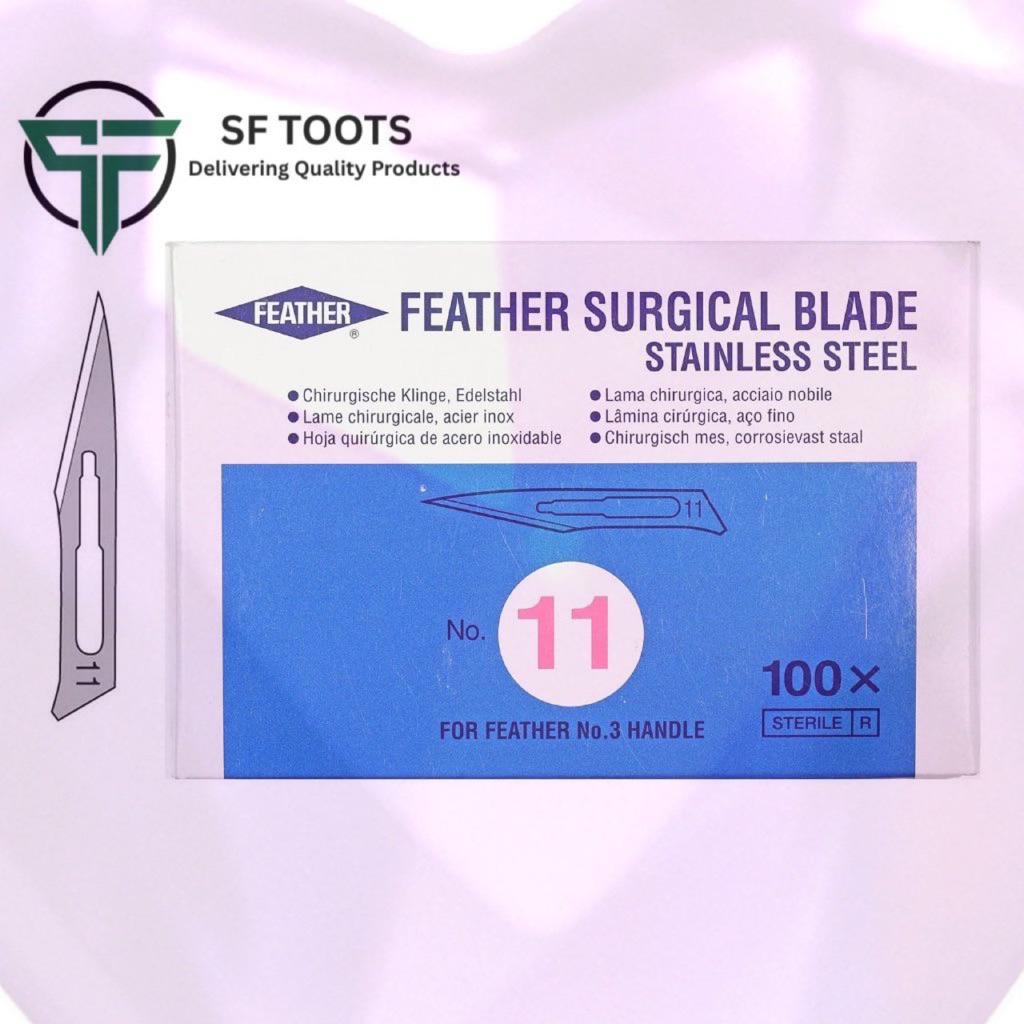 sftools- Feather 🪶 พร้อมส่ง กล่องละ100ใบ หลายแบบ