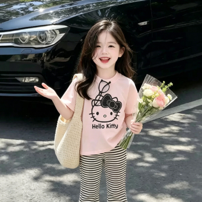 อนิเมะ/ซีรีส์/เสื้อยืดเด็กผู้ชายเด็กผู้หญิง/ดึงดูดสายตาร้อยเปอร์เซ็นต์/เสื้อยืดผ้าฝ้ายคุณภาพดีมาก/ขนาด 90-150