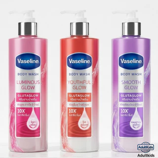 Vaseline วาสลีน บอดี้ วอช สมูท โกลว์ กลูต้าโกลว์ 425 มล. ลูมินัส โกลว์ ยูธฟลู โกลว์ สมูท โกลว์