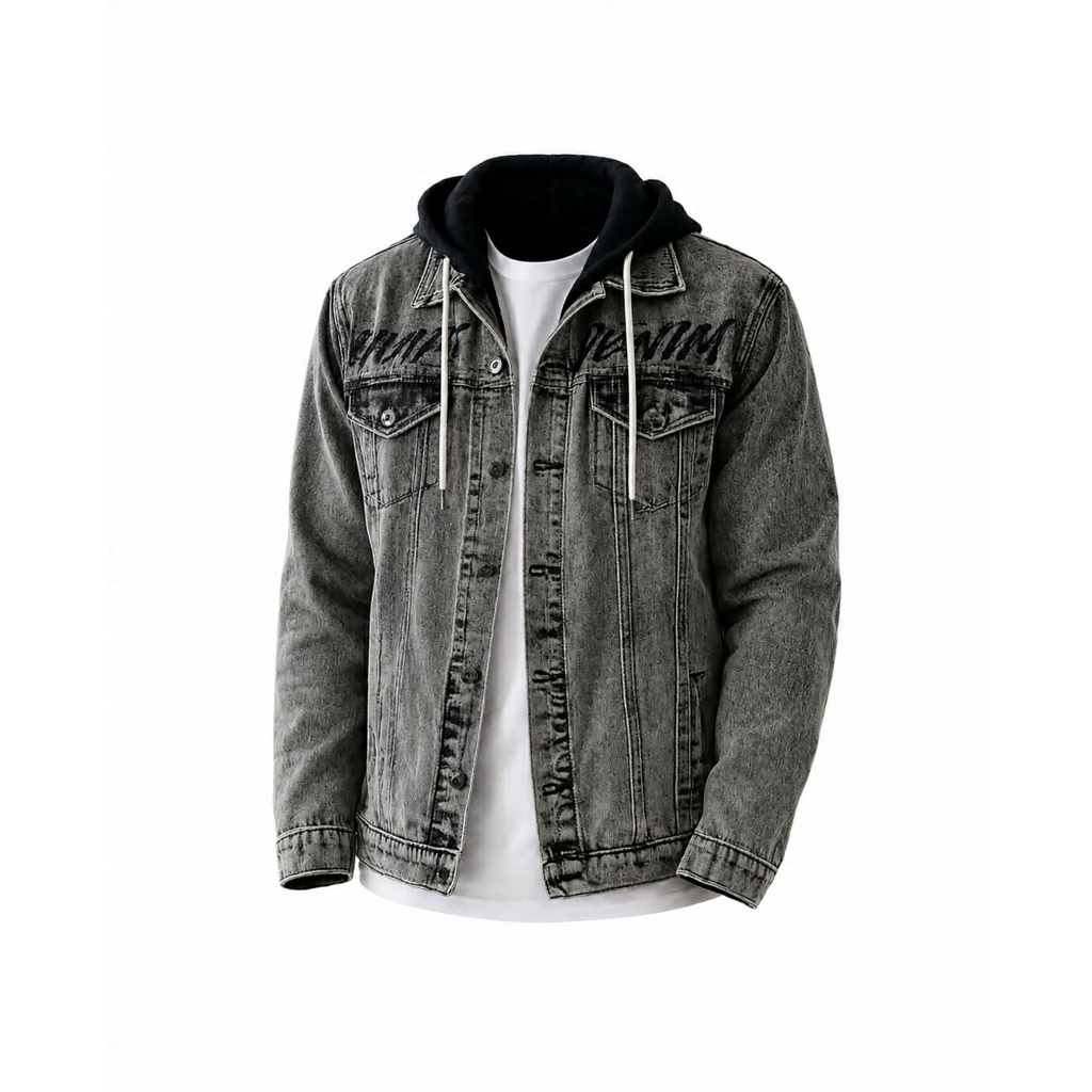 jacket jean shaftdenim black