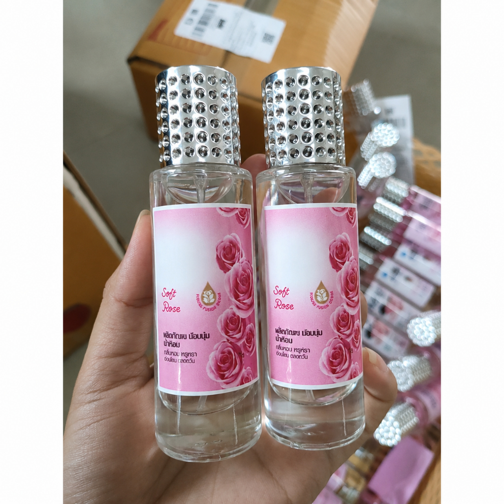 น้ำหอมกลิ่นสบู่ลักษ์สีชมพู 35 ml