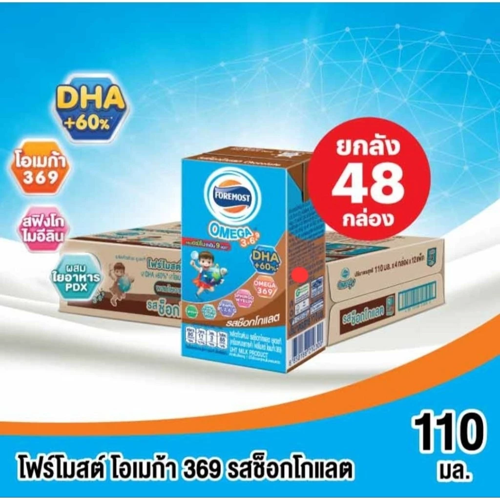 [ยกลัง48กล่อง]โฟร์โมสต์โอเมก้า110มล. **