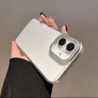 เคสมือถือ สำหรับ OPPO A6T A6C A6S A6X A5X A3X A5pro A57 A77 A38 A18 A16 A54 A15 A76 เคสใสกล้องเพชร ปุ่มเงินงานนิ่ม #KP