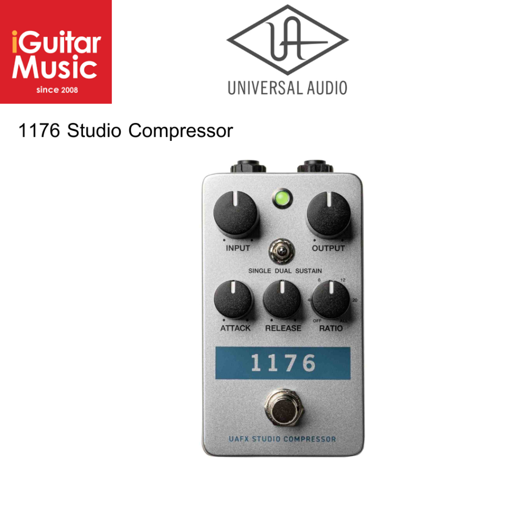 (ของแท้)เอฟเฟคกีต้าร์ Universal Audio UAFX 1176 Studio Compressor Pedal