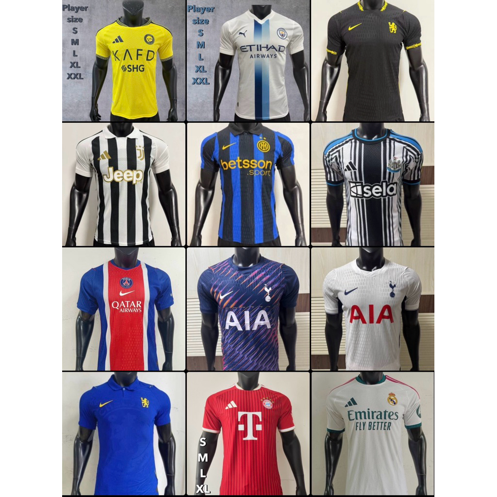 playerเสื้อกีฬาเกรดเพลเยอร์งานAAAเสื้ออย่างเดียวไม่มีกางเกง