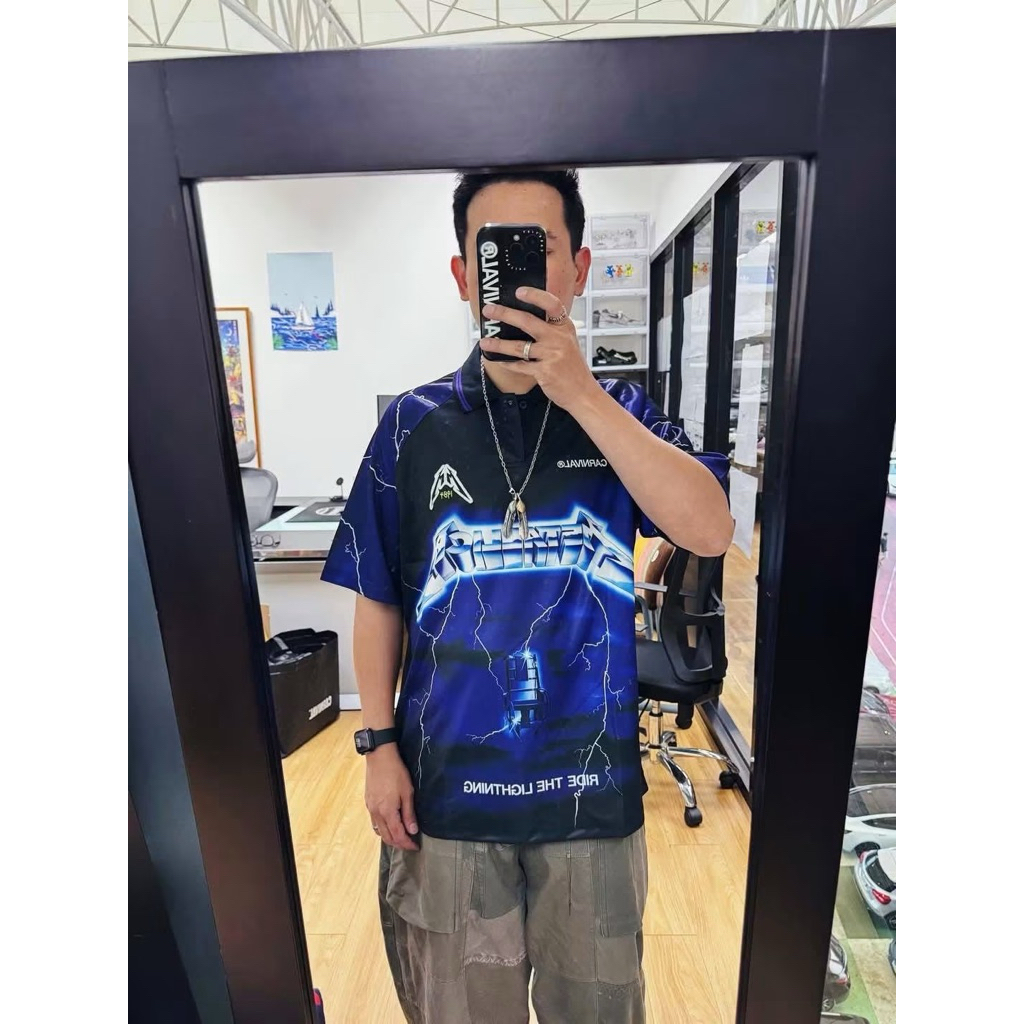 [พร้อมส่งในไทย🇹🇭ใช้โค้ด30%ได้] เสื้อบอล JERSEY CARNIVAL® x Metallica Collection มือ1 ลิขสิทธิ์แท้