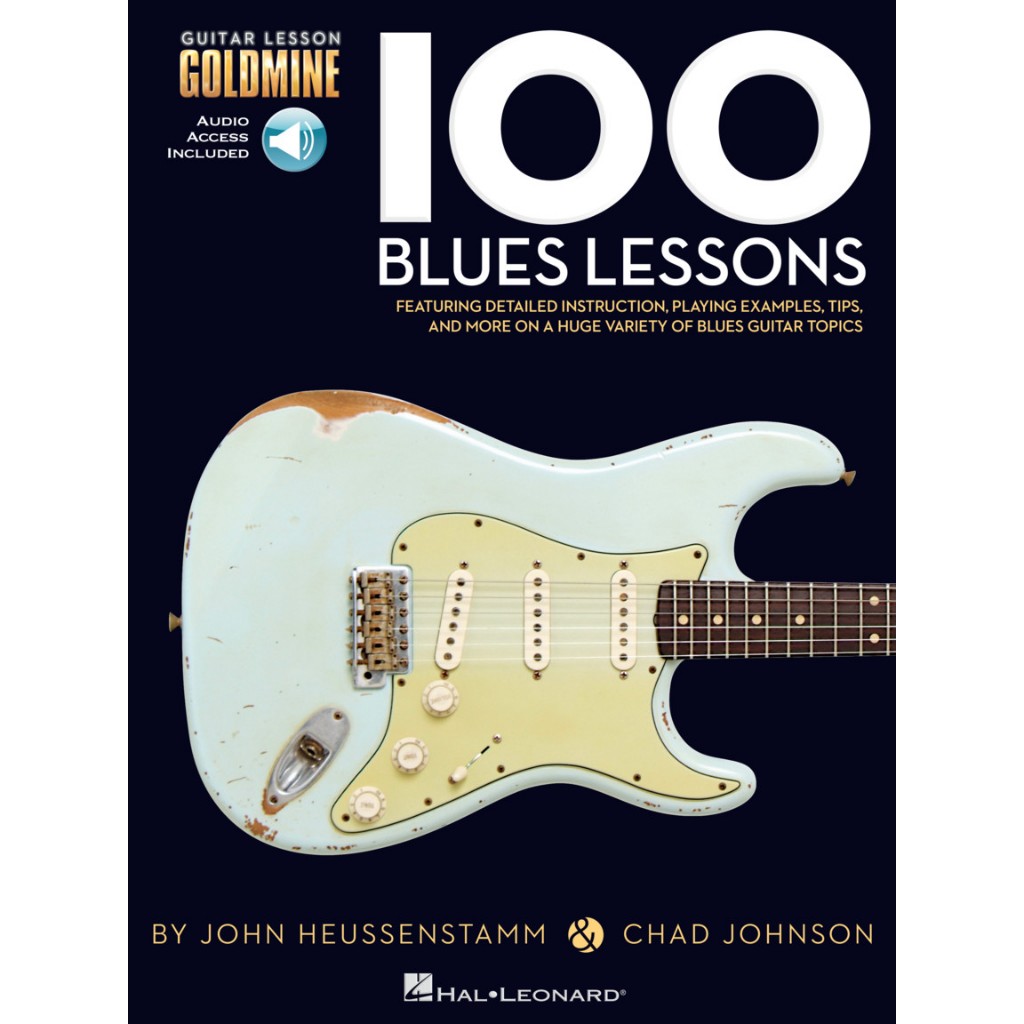 100 BLUES LESSONS Guitar Lesson Goldmine Series (HL00696452)