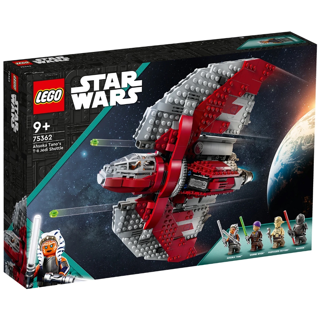 75362 : LEGO Star Wars Ahsoka Tano's T-6 Jedi Shuttle (กล่องมีตำหนิเล็กน้อย)​