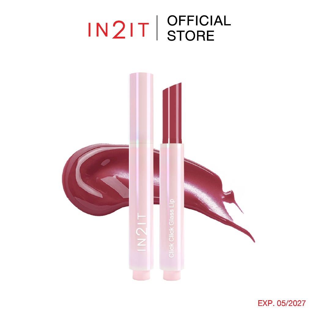 IN2IT Click Click Glass Lip - ลิปกลอสปากฉ่ำ (CGL08)