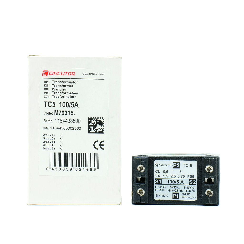 M70315 CIRCUTOR TC5 100/5A Current Transformer
