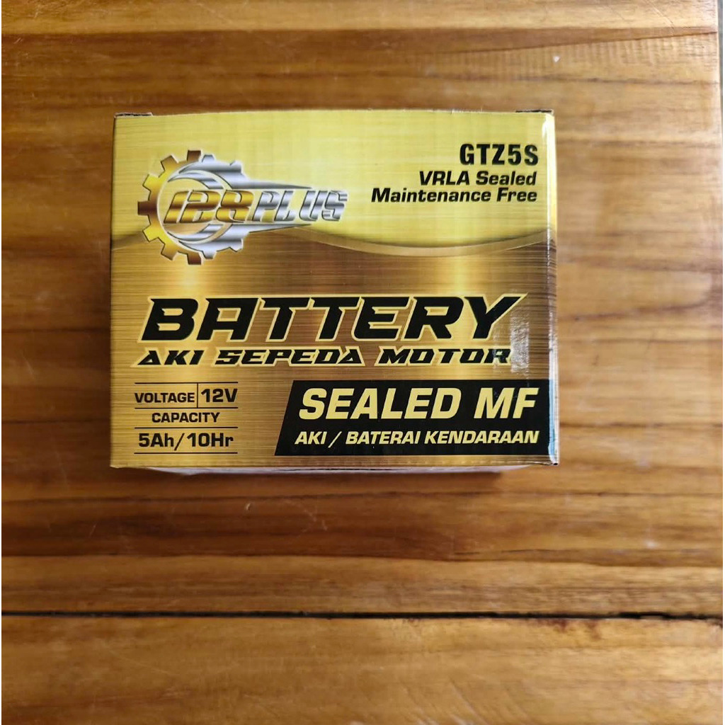 แบตเตอรี่ 128 Plus รุ่น GTZ5S 12V 5Ah