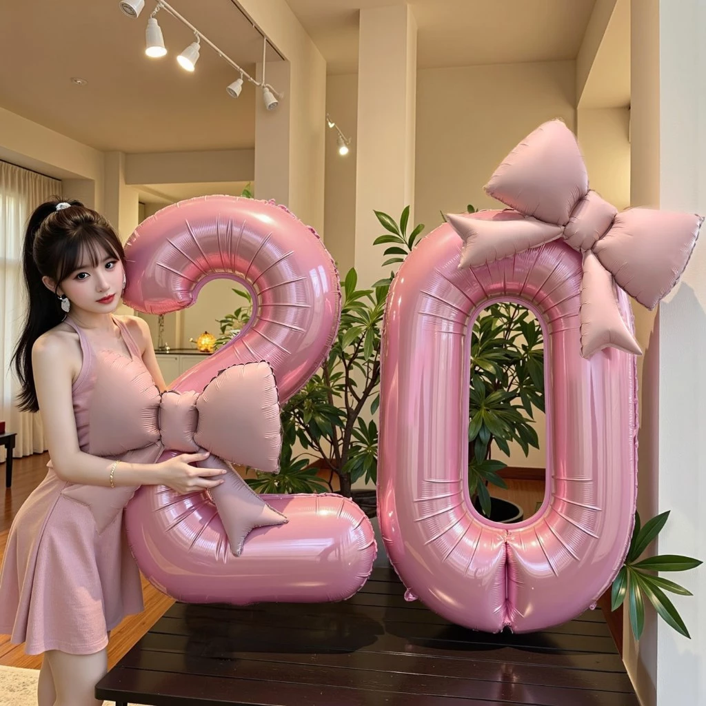 ส่งฟรีจุดกาว!ปั๊มลม!🎁40 นิ้ว 0-9 ลูกโป่งตัวเลข ฟอยล์(พร้อมโบว์🎀)ลูกโป่งฟอยล์ตัวเลข ลูกโป่งวันเกิด ลูกโป่งวันเกิด