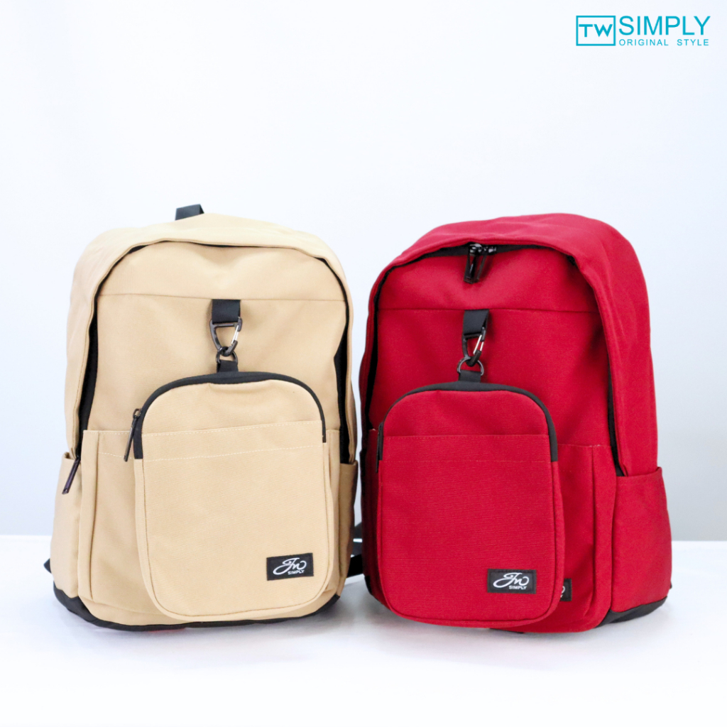 กระเป๋าเป้สะพายหลังผ้าไนลอน TW Simply รหัส 230126001