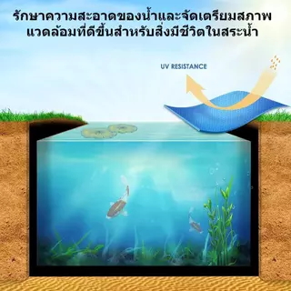 【500/350/200 ไมครอน】ผ้าคลุมบ่อปลาแบบยางและแผ่นพลาสติกกันซึมสำหรับบ่อปลา / ผ้าคลุมบ่อปลาแบบ HDPE (เสริมสารกันรังสี UV)