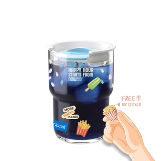 [Online Exclusive] OCEAN เซตแก้วน้ำ SNACK MODE Personal Glass 460ml