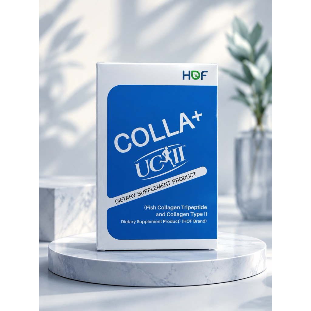โฉมใหม่ ล็อตใหม่!! HOF Colla UCII คอลลาเจน colla ucll plus fish collagen tripeptide type