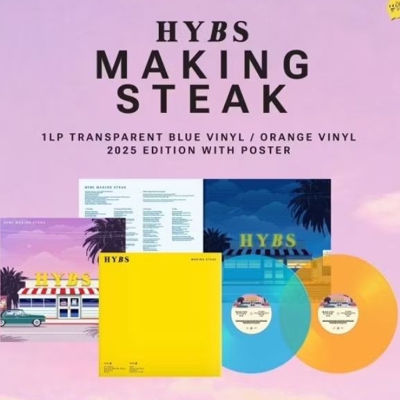 พร้อมส่ง Vinyl HYBS Making Steak 2025 Edition with Poster แผ่นเสียง hybs
