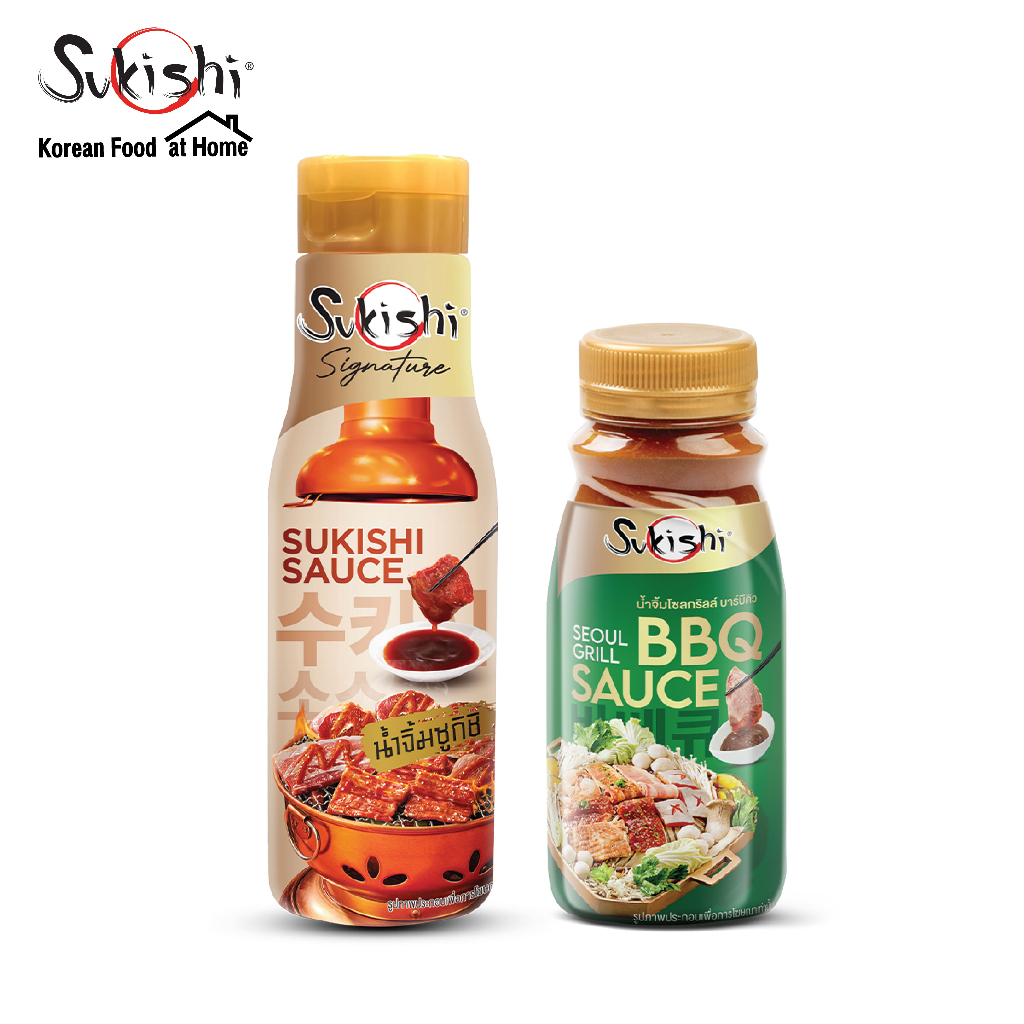 ซูกิชิ บีบีคิวซอส 250g คู่กับ โซลกริลล์บาร์บีคิวซอส 160g
