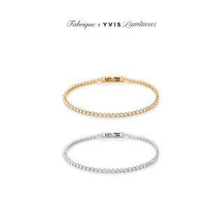 YVIS Fine Tennis Stainless Steel Bracelet (2mm) - YVIS X FABRIQUE