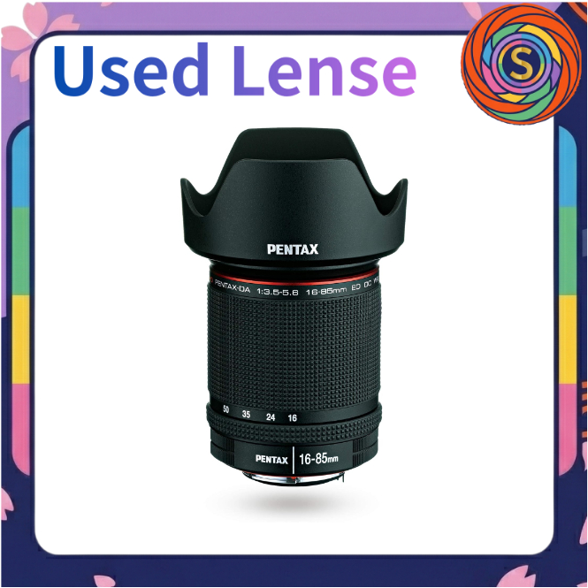 【Secondhand】PENTAX HD DA 16-85mm F3.5-5.6 ED DC WR Standard Zoom Lens Pentax K Mount APS-C DSLR Weat