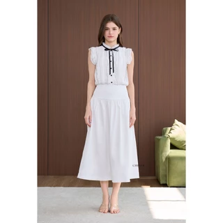 Cheryl brand - Ambre Midi Skirt / กระโปรงทรงบานเอวสูง
