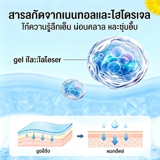 แผ่นมาส์กเย็นตาส์กเย็นตา มาส์กเจลเย็นตา ลดบวมใต้ตา ตาใสสดชื่น มาสก์เจลเย็นสำหรับรอบดวงตา ลดอาการบวมรอบดวงตา ช่วยให้ดวงตา
