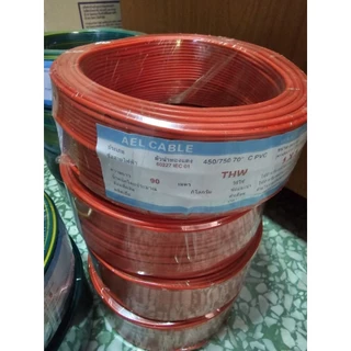 สายไฟ THW มีขนาด 1 ,1.5 ,2.5 ,4 sq.mm. สายเดี่ยวยาว 90 เมตร (สินค้าไม่ตรงปก เช็คก่อนสั่งนะครับ)