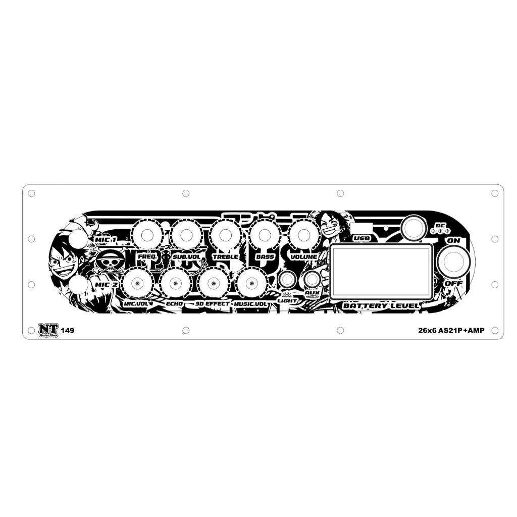 Tấm nguồn as21p, mic amp, kênh 26x6, một mảnh
