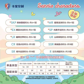 พร้อมส่ง แบบซอง KB Sanrio Characters Trading Card Collection Vol.4