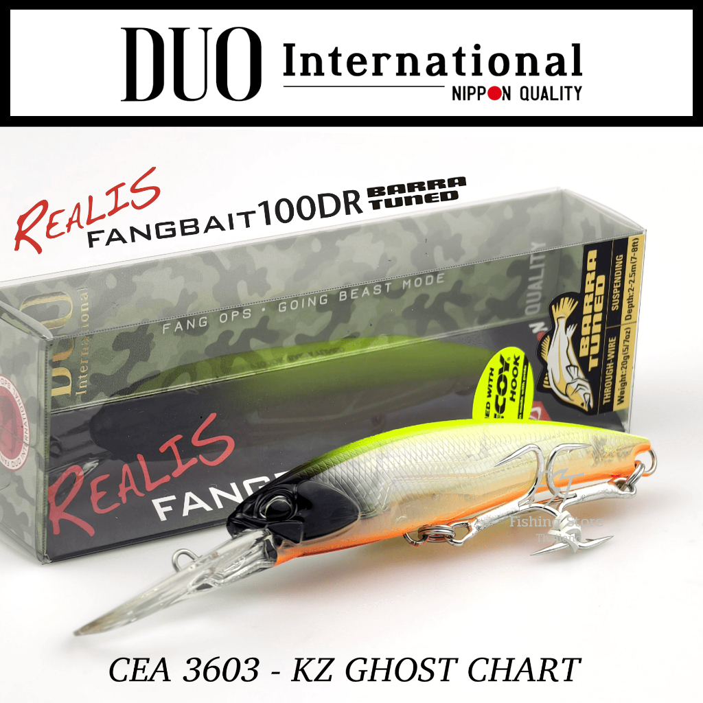 เหยื่อปลอม Duo International - Realis Fangbait 100DR Barra Tuned
